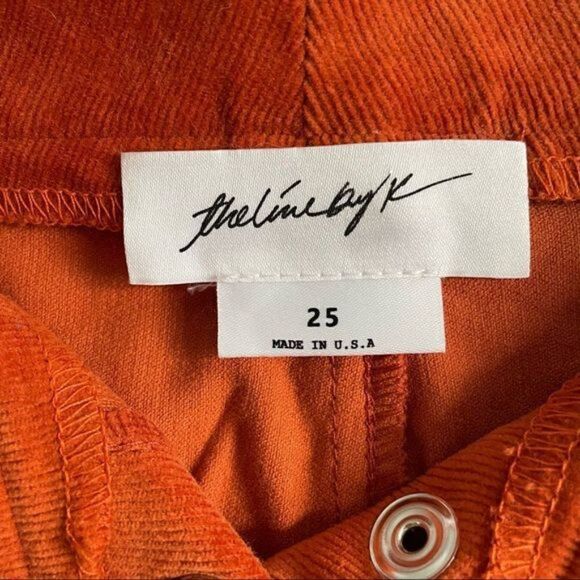 Line By K Mona corduroy orange pants - Picture 7 of 11